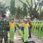 Koramil Sukun Tanamkan Kedisiplinan dan Wawasan Kebangsaan dalam LDKS SD Islamic Global School