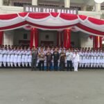 Dandim 0833 Hadiri Pengukuhan Paskibraka Kota Malang