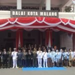 Dandim 0833 Hadiri Upacara Detik Proklamasi di Balai Kota Malang