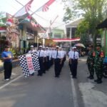 Babinsa Koramil Klojen Dampingi Lomba PBB Siswa SMP Negeri 9 Malang
