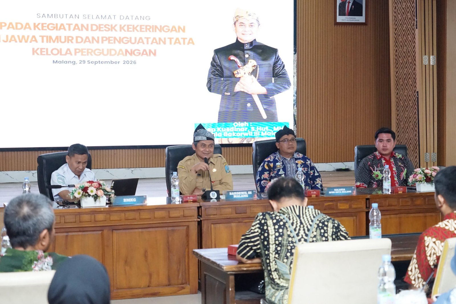 Hadapi Kekeringan, Bakorwil Malang Perkuat Logistik & Koordinasi BPBD
