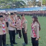 Wali Kota Wahyu Hidayat Kukuhkan 1.280 Pramuka Garuda di Stadion Gajayana