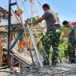 Percepat Pengerjaan Jembatan Perintis Garuda Oro-Oro Dowo, Koramil Klojen Hadirkan Harapan bagi Warg...