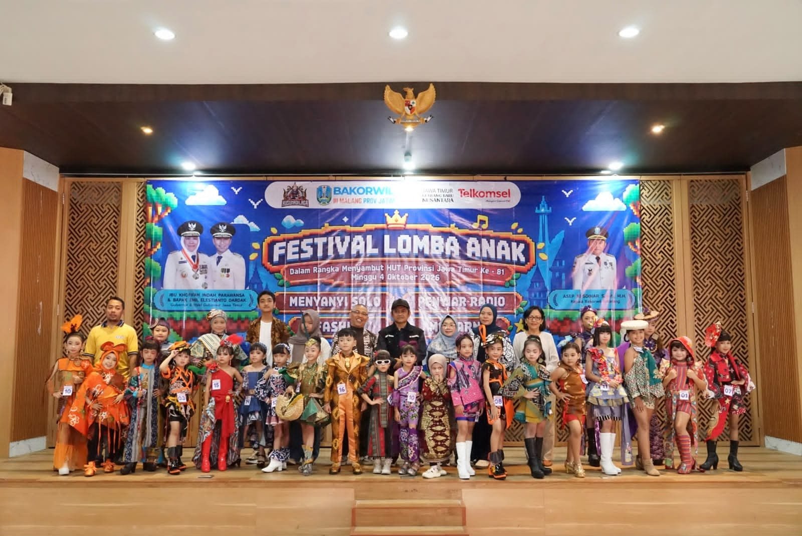 Semarak Hari Jadi Jatim ke-81: LPBB dan Festival Anak di Bakorwil Malang